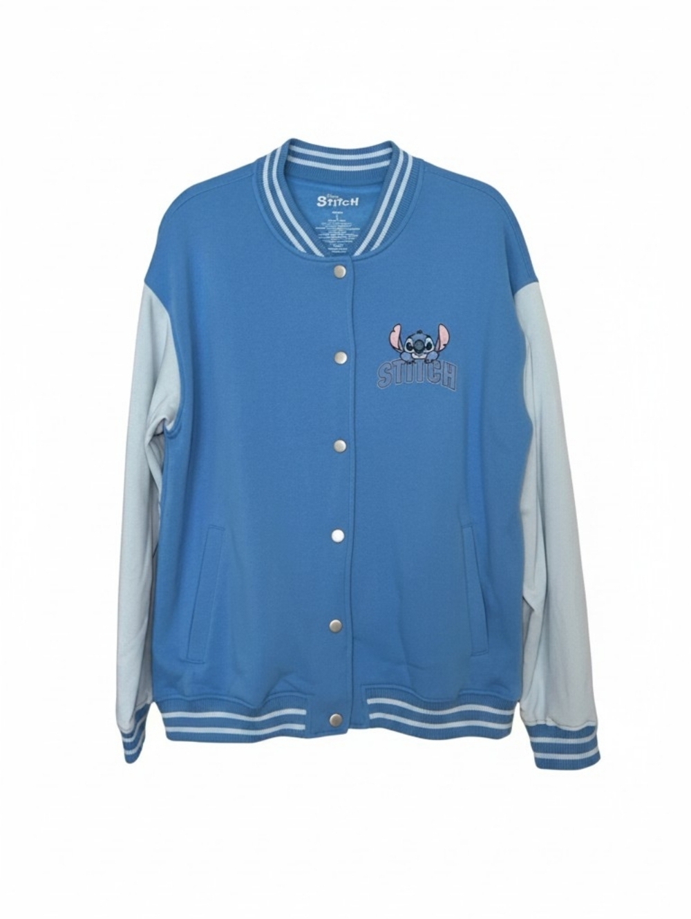 Disney Stitch Blue Button-Up Jacket NWOT